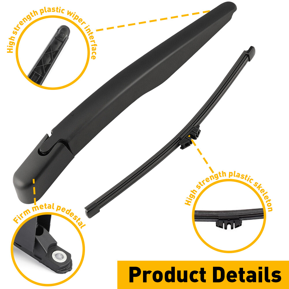 Rear Wiper Arm & Blade for 2011-2018 Ford Explorer Back Window Windshield Wiper