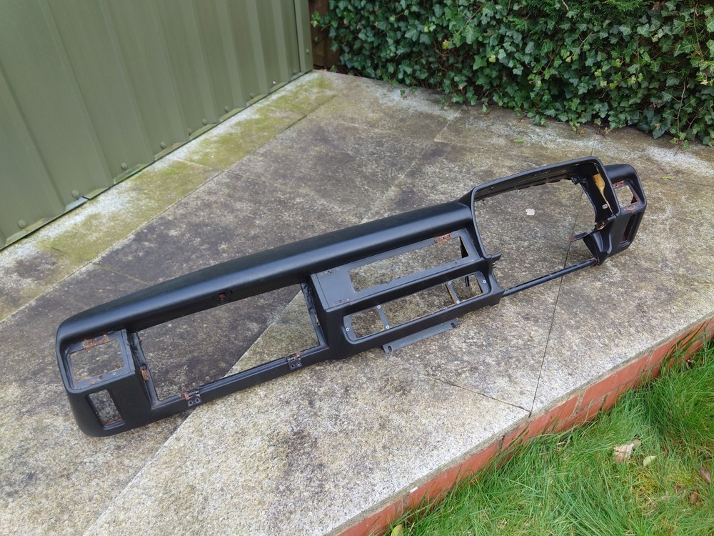 Jaguar XJS Dashboard LONG Centre Console Top Front Frame Assembly Black RHD