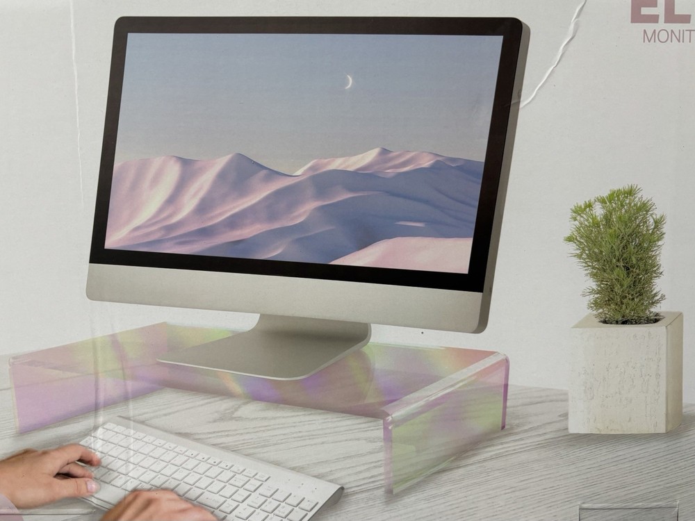 IJoy Laptop Stand - Opal Sky: Portable Computer Riser for Laptops Up