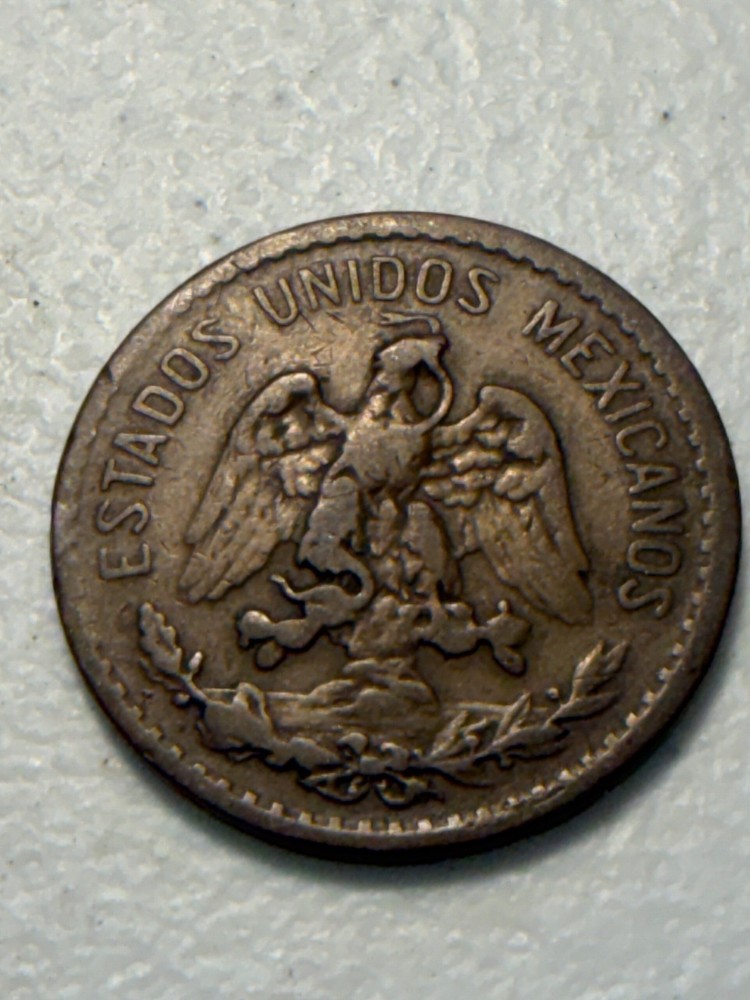 1925 Mexico 2 Centavos coin