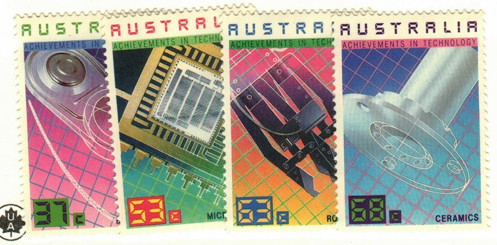 Australia #1036-9 MNH technology