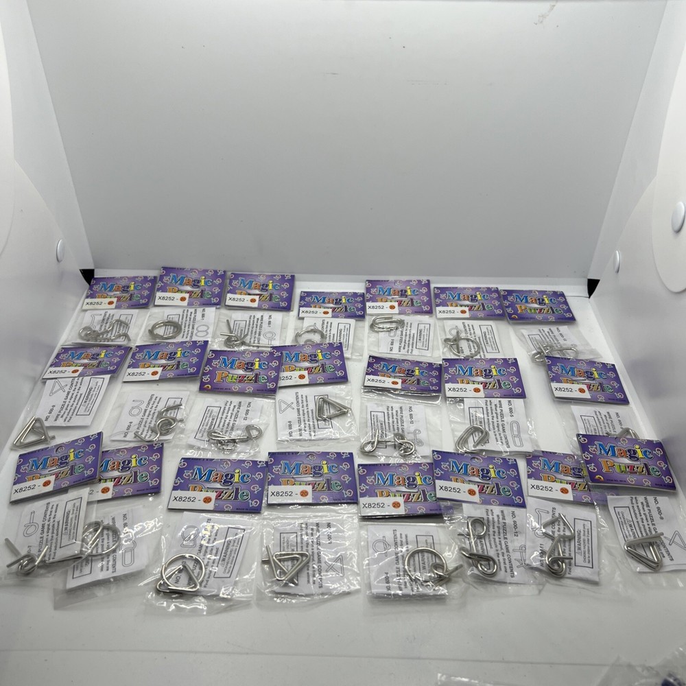 New Assortment Of 45 Small Magic Puzzles Magic Tricks