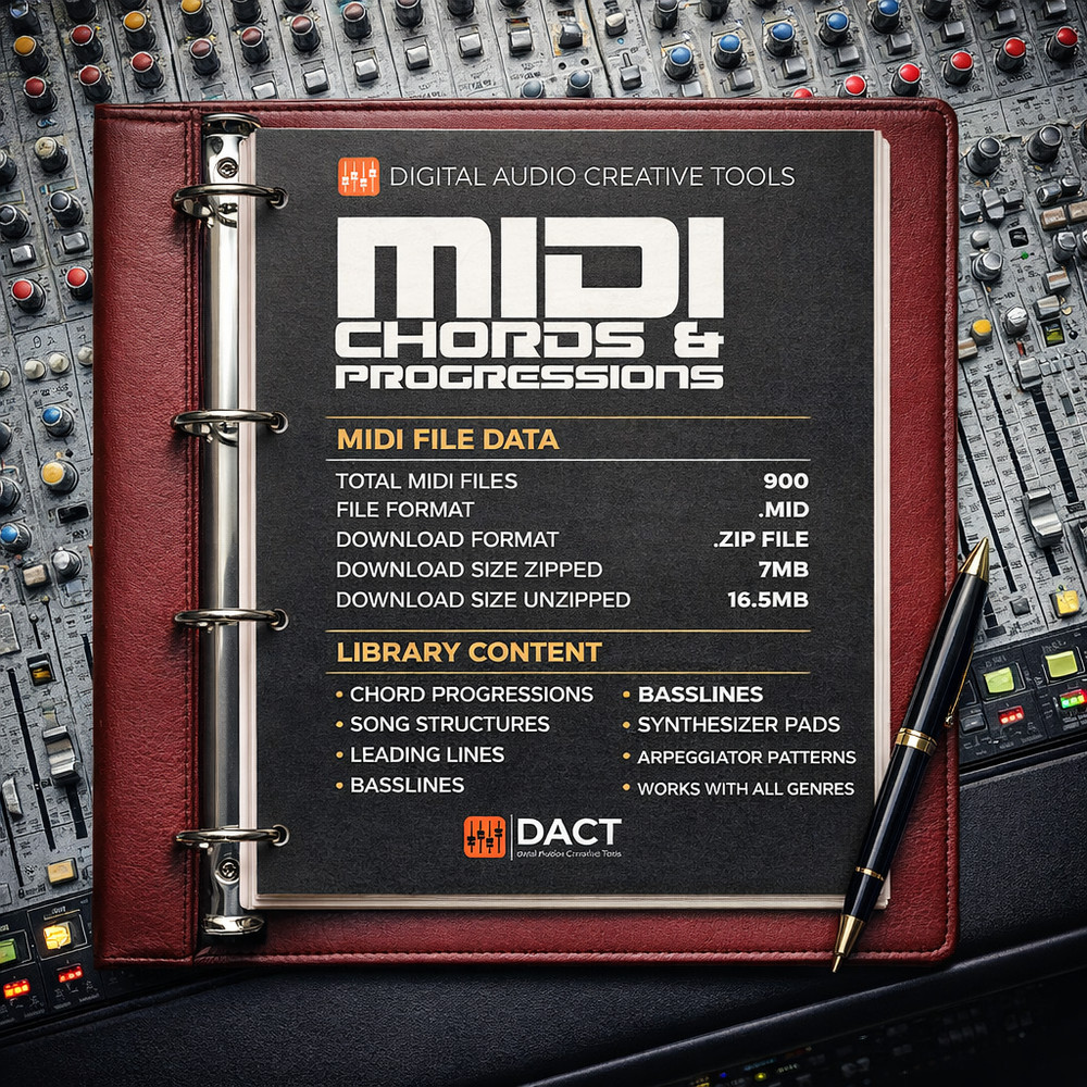 MIDI Chords & Progressions Production Tool Library