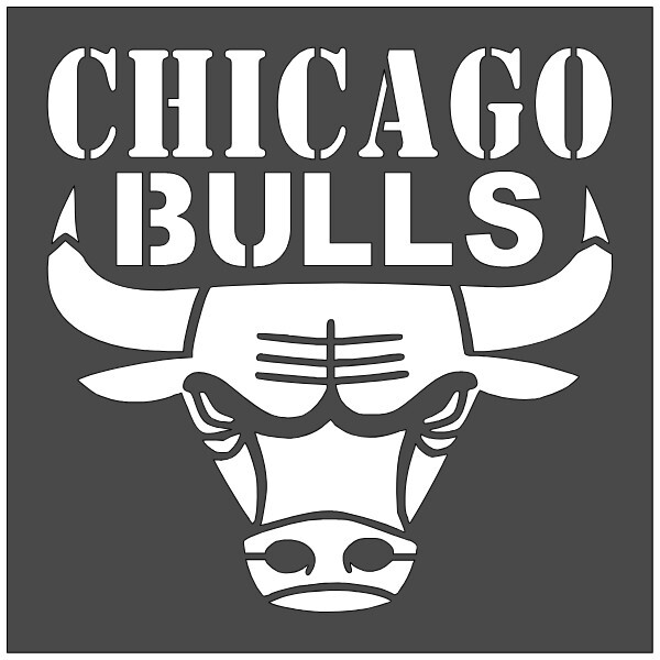 10"x10" Plastic Stencil - Bulls (SC825)*****