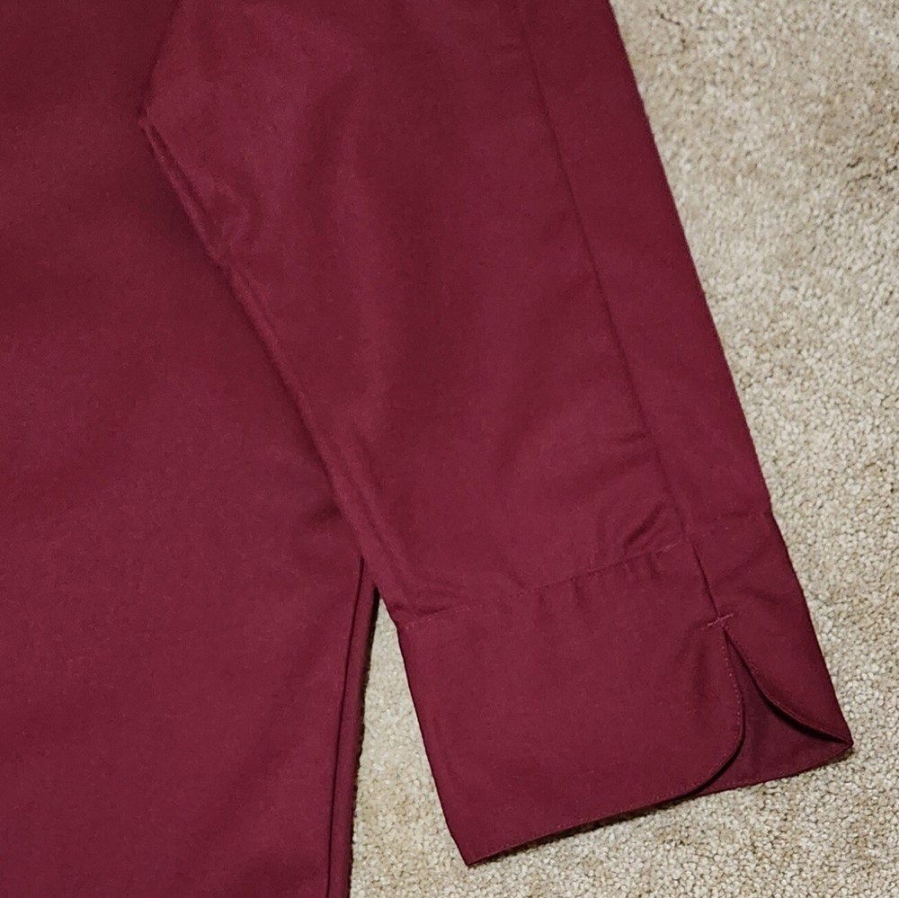 Uncommon Thread Chef Coat Unisex size Medium Burgundy Jacket
