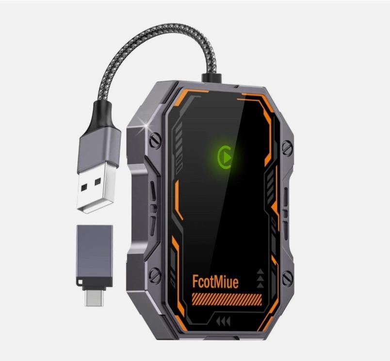 FcotMiue Wireless CarPlay Adapter 2025 Upgraded Plug & Play