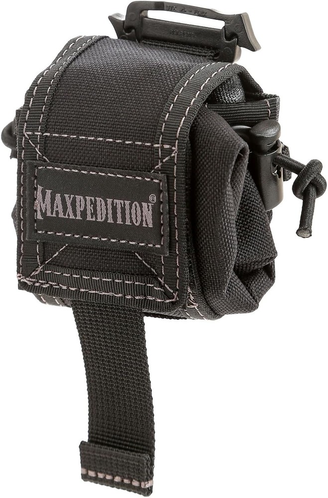 MAXPEDITION Mini Rollypoly Folding Dump Pouch One Size, Black