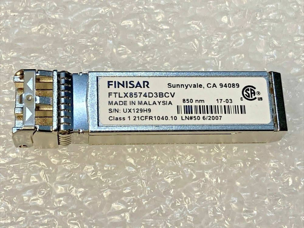 Finisar 10Gbe FTLX8574D3BCV SFP+ Transceiver Module
