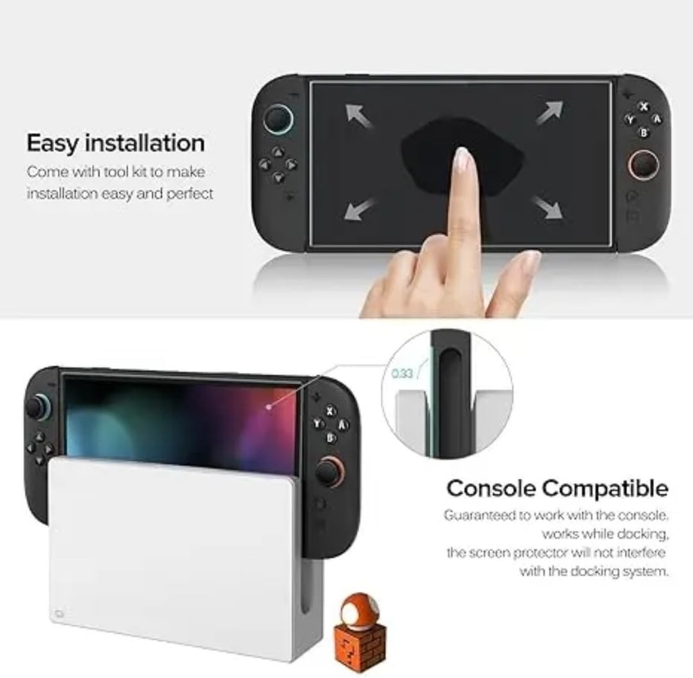 Screen Protector Matte Tempered Glass for Nintendo Switch 2 7.9 inch