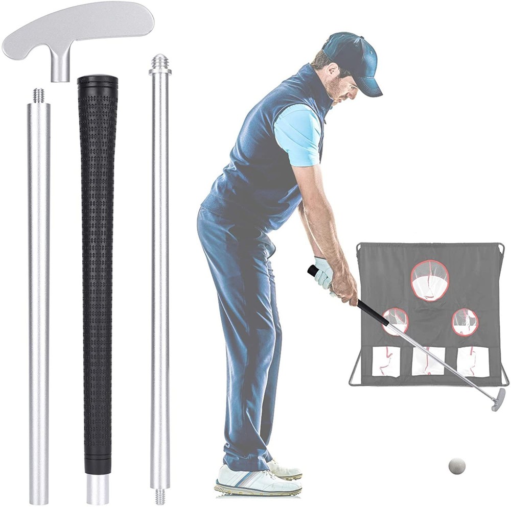 1 Pack 4Section Portable TwoWay Putter Fits Left & Right Hand & 2 Balls