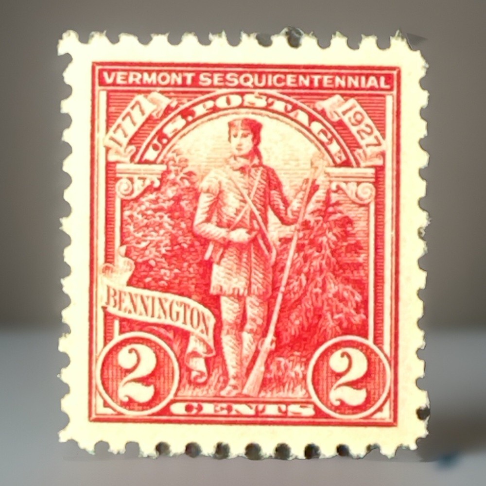 Scott 643 Bennington 1927 2c Superb 98 Mint OG