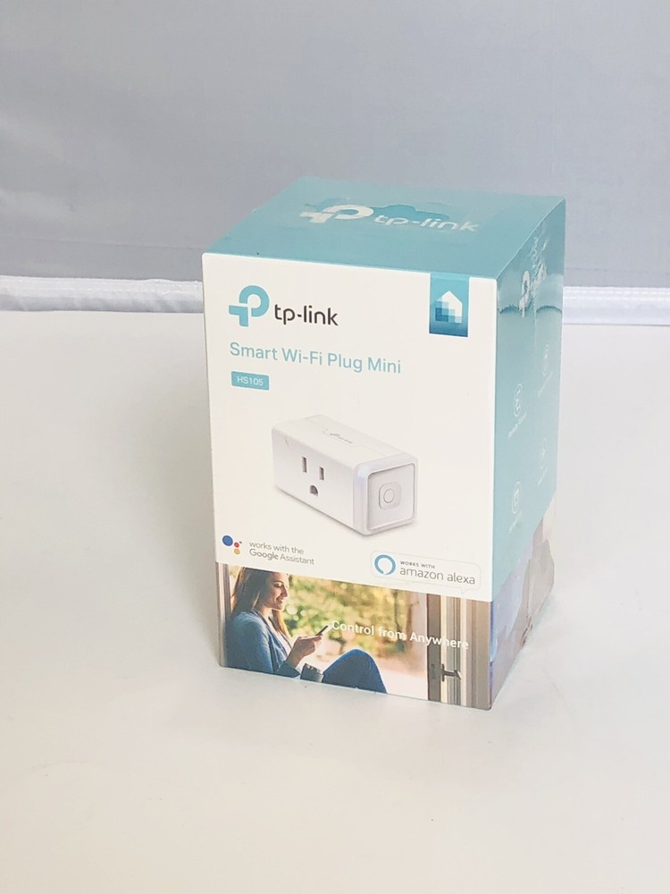 TP-LINK Smart Wi-Fi Plug Mini HS105 White New Sealed