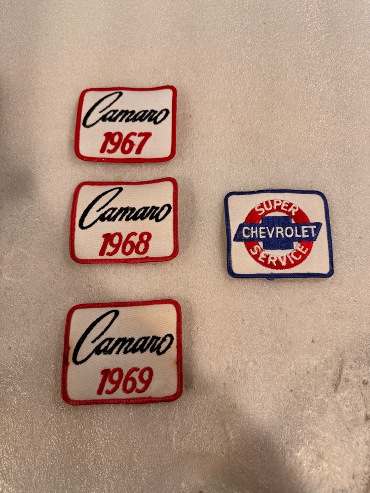 camaro vintage patches