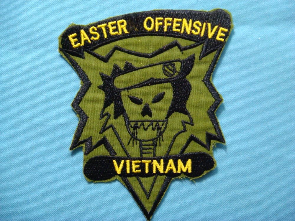VIETNAM WAR PATCH, US 5th SF Grp MACV SOG EASTER OFFENSIVE