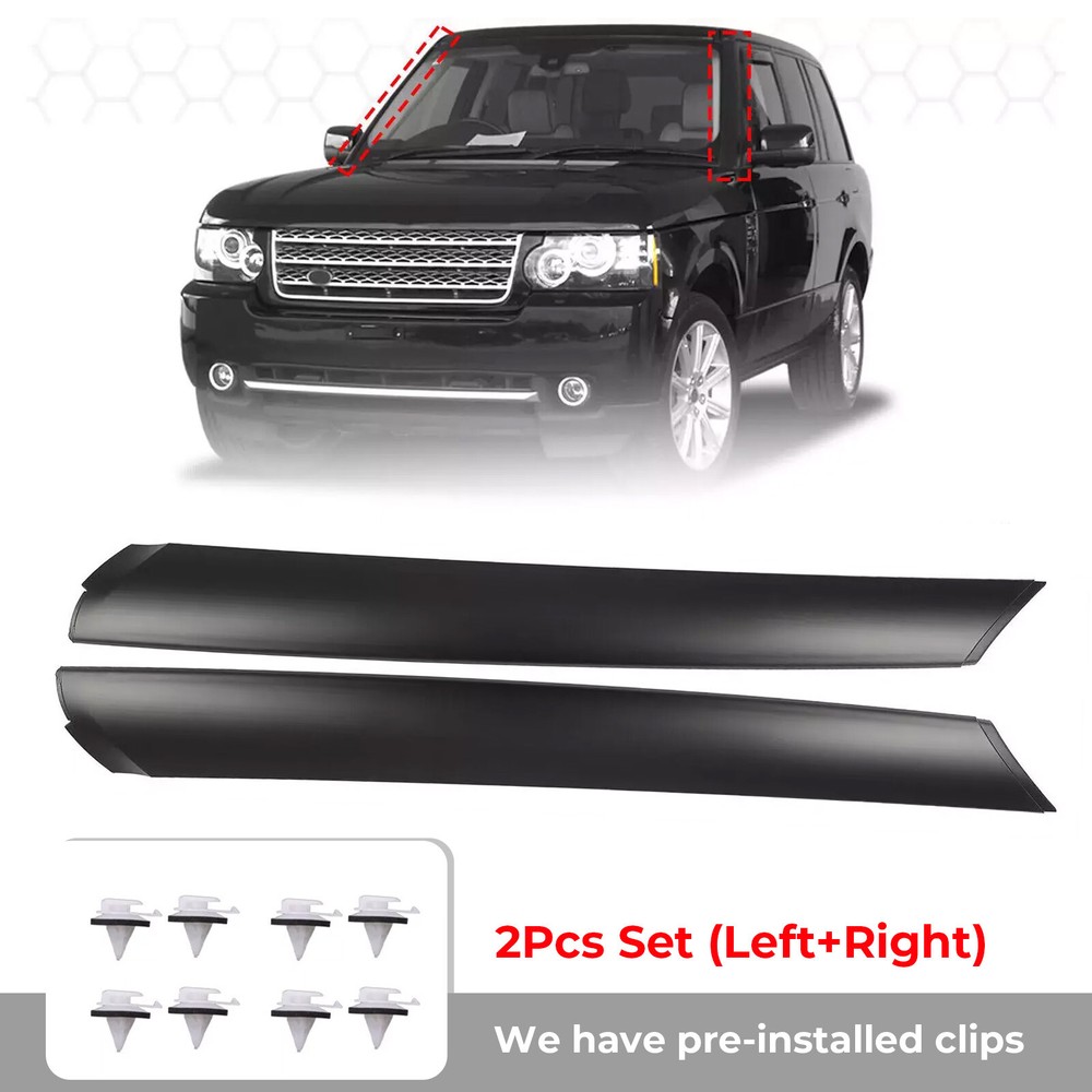 2Pcs Front Windshield Trim Finisher A Pillar Post For Range Rover L322 2003-2012