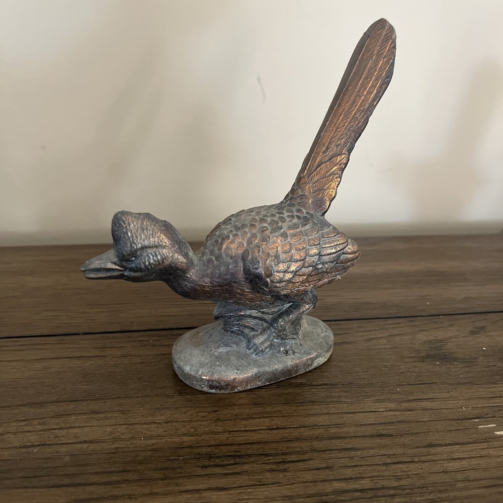 Copper Roadrunner Figure