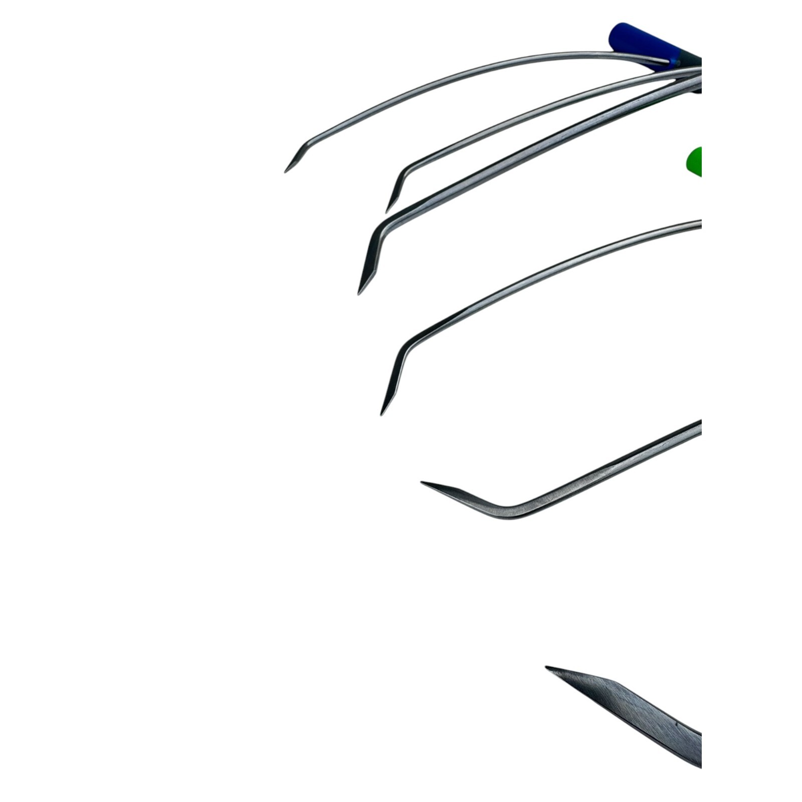 The Navoris Edition 10-Piece Sharp Tip Single Bend Left & Right Steel Pdr İNOX