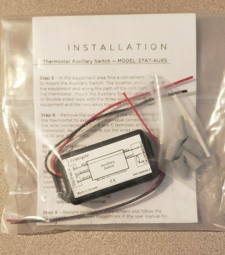 Vantage Controls Thermostat Auxiliary Switch STAT-AUXS