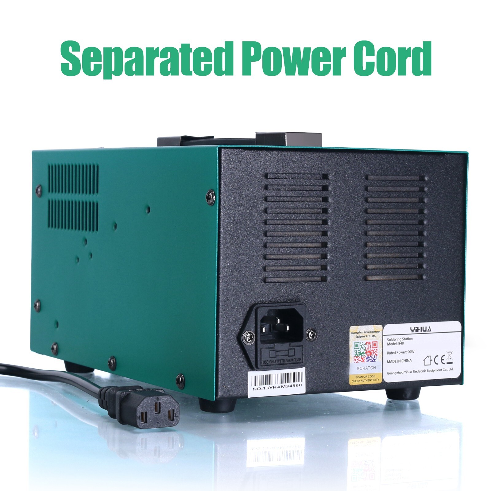 YIHUA 948 Desoldering Rework Station Suction Gun Digital Adjustable Temperature