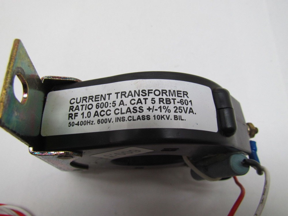 Ram Meter 5RBT-601 Current Transformer 600:5A Ratio 600V