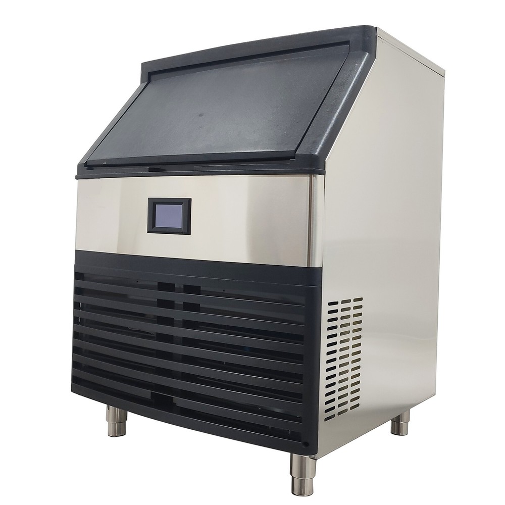Automatic Commercial Ice Machine160KG Ice Making Capacity Ice Cube Maker Stainle