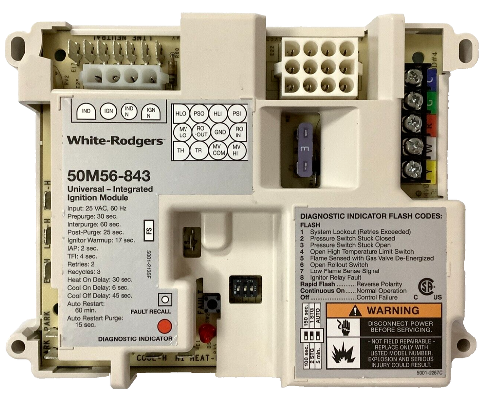 GUARANTEED WORKING TESTED GOOD 50M56-843 furnace control board Ignition Module