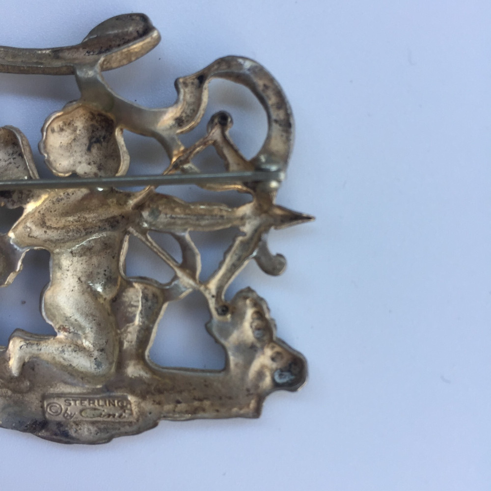 CINI STERLING SILVER SAGITTARIUS PIN