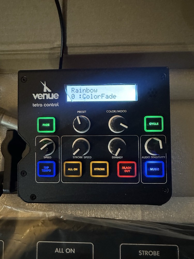 Venue Tetra Control Intuitive DMX Controller  With Footswitch