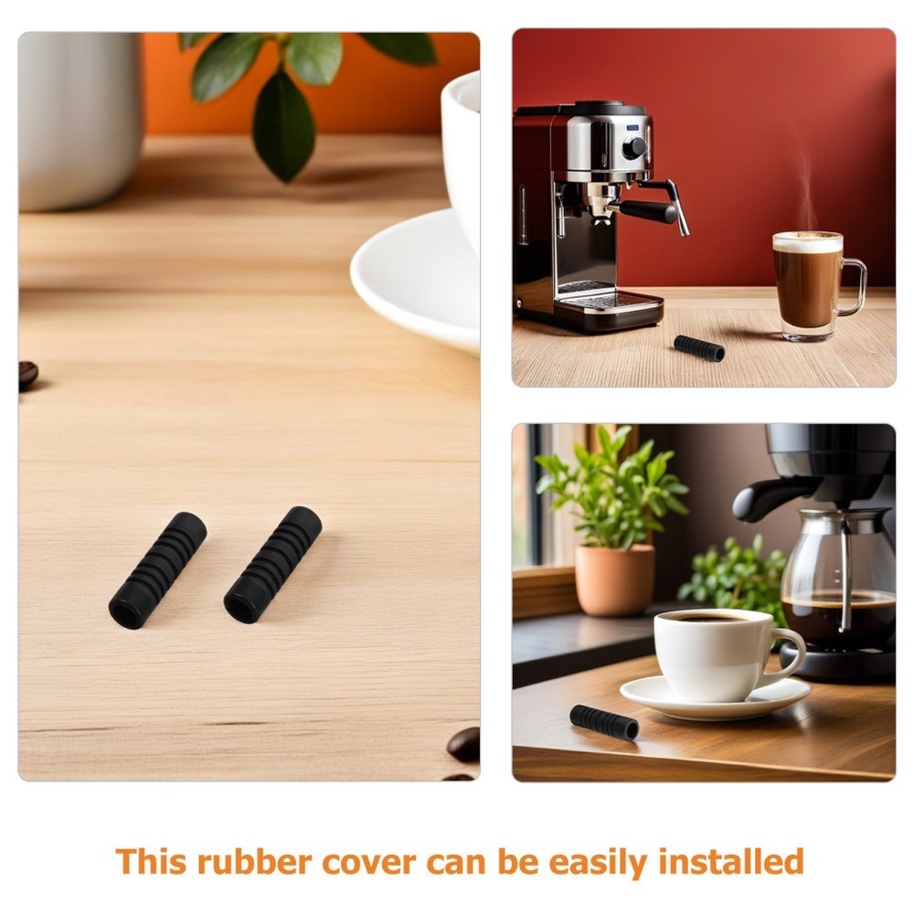 2 Pcs Coffee Machine Steam Sleeve Replacement Wand Rubber Covers