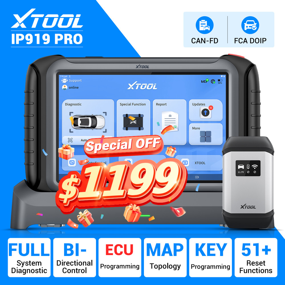 2026 Newest XTOOL IP919PRO ECU Programming Full System Diagnostic Scanner Tool