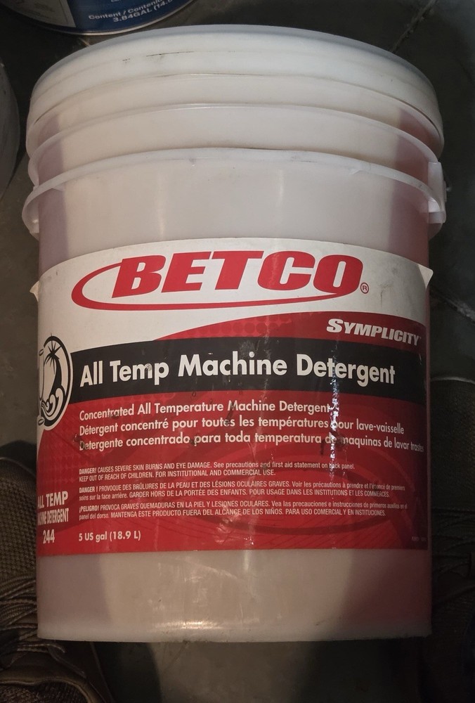 Betco All Temp Machine Detergent 5gal