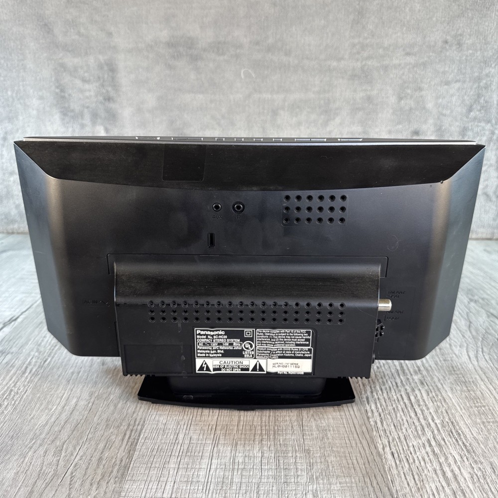 Panasonic SC-HC20 Compact Stereo System CD iPod Dock w/ Remote Tested
