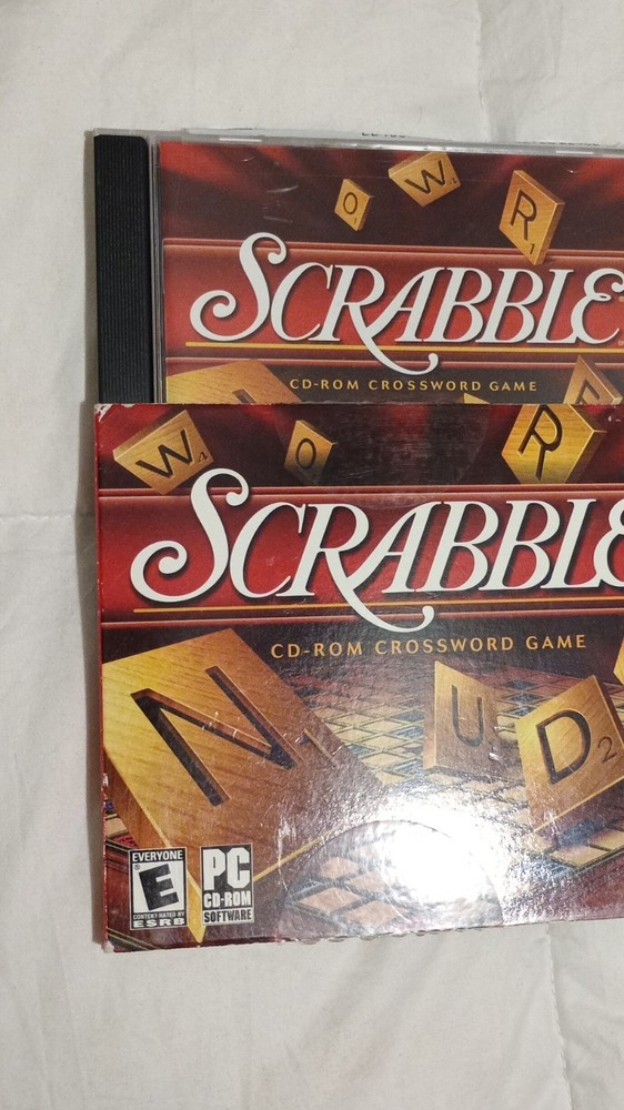 Atari Scrabble CD-ROM Crossword Word Game for PC English Software