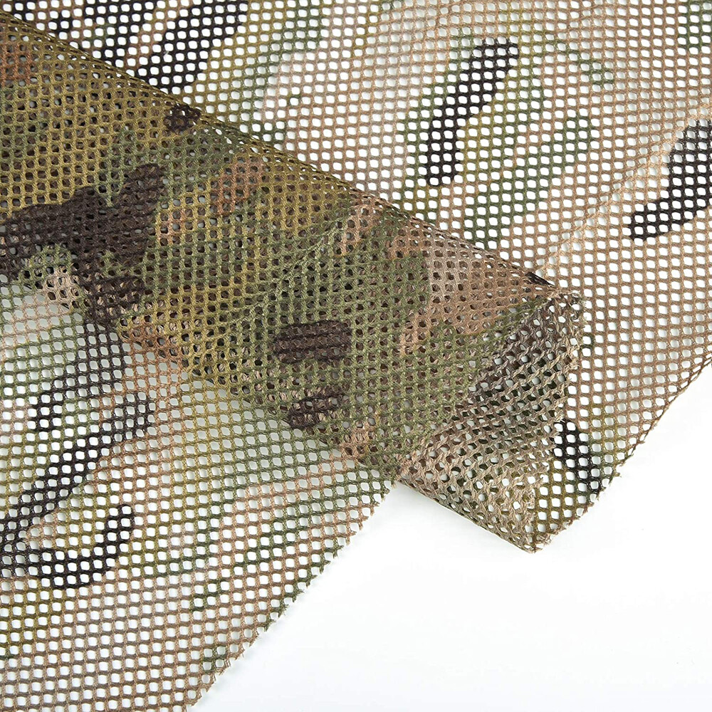 Camo Burlap Blind Material, Camo Netting Cover for Hunting Ground Blinds CP