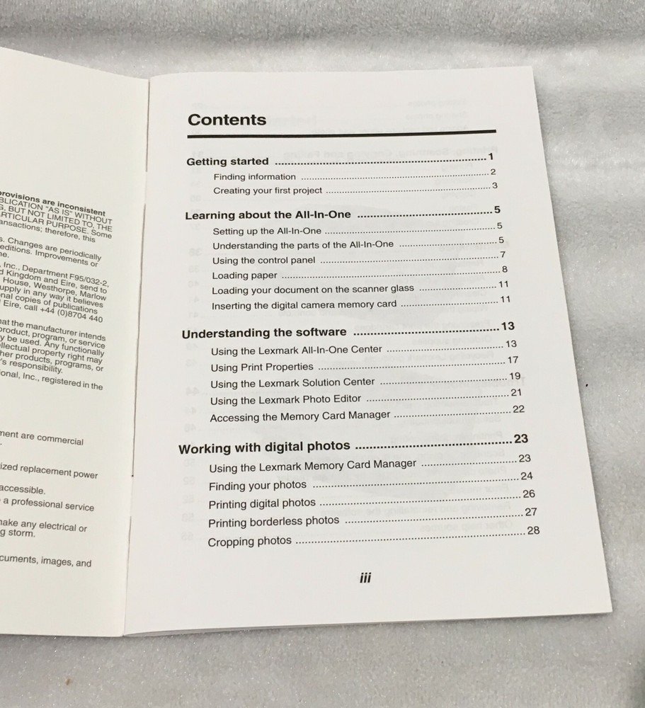 LEXMARK 3100 SERIES USER'S GUIDE & INSTALLATION SOFTWARE