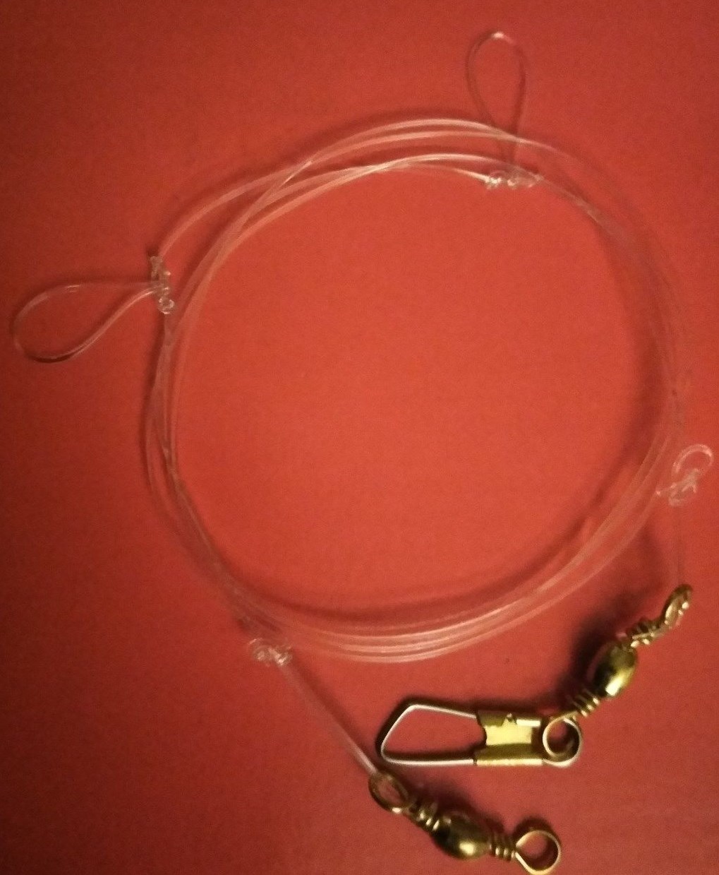 LOT OF 12 TOP & BOTTOM RIGS fluke flounder no Hooks just add your own