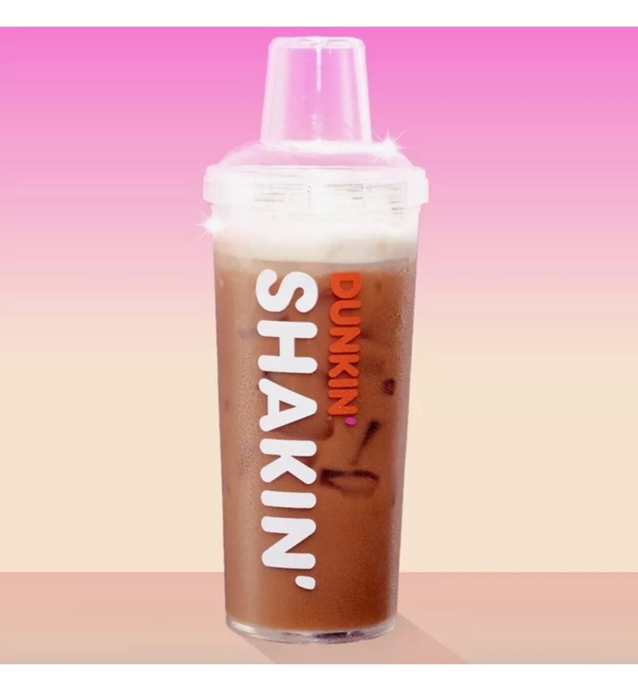 ✅SABRINA CARPENTER Dunkin Donuts Shakin' Espresso Shaker In Hand