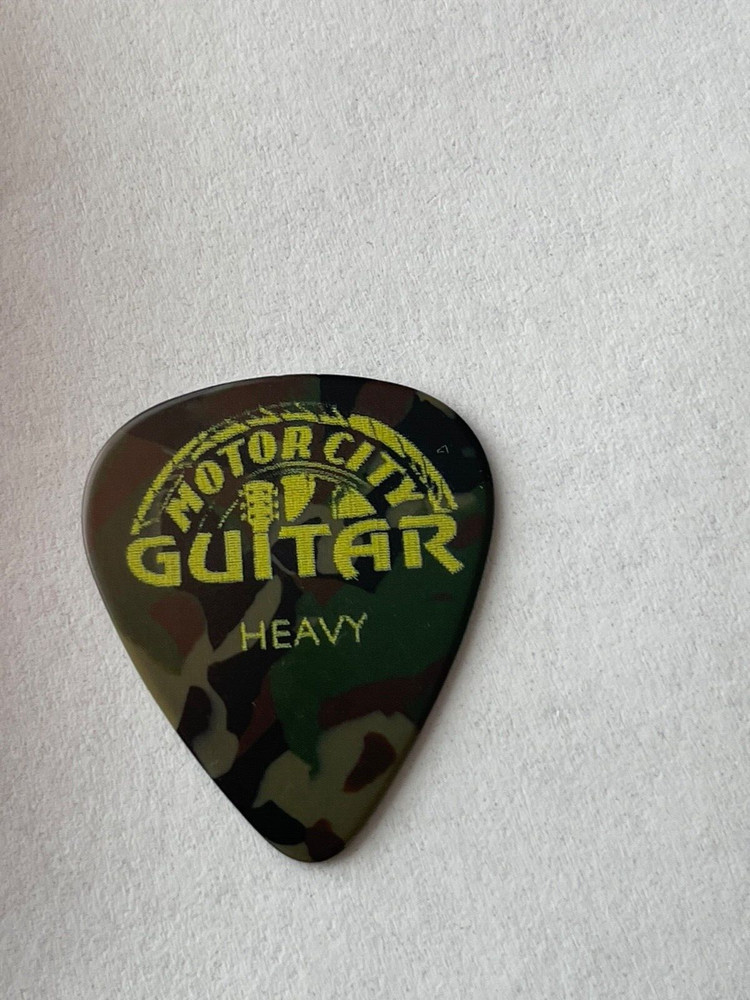 2-Sided Guitar Pick - "MOTOR CITY GUITAR - Heavy"