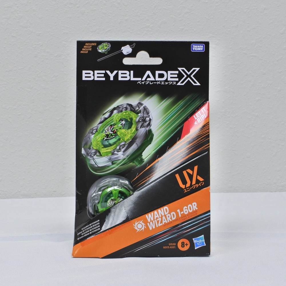 Wand Wizard Rod 1-60R Beyblade X Wizard Rod Green UX Hasbro Rush Bit