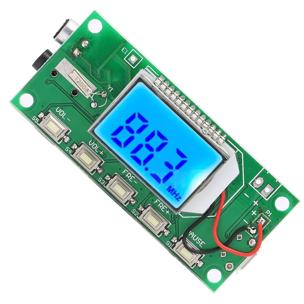 1* FM Transmitter Module Digital FM Radio Upgraded Part 3-5V Mono/Stereo Mode