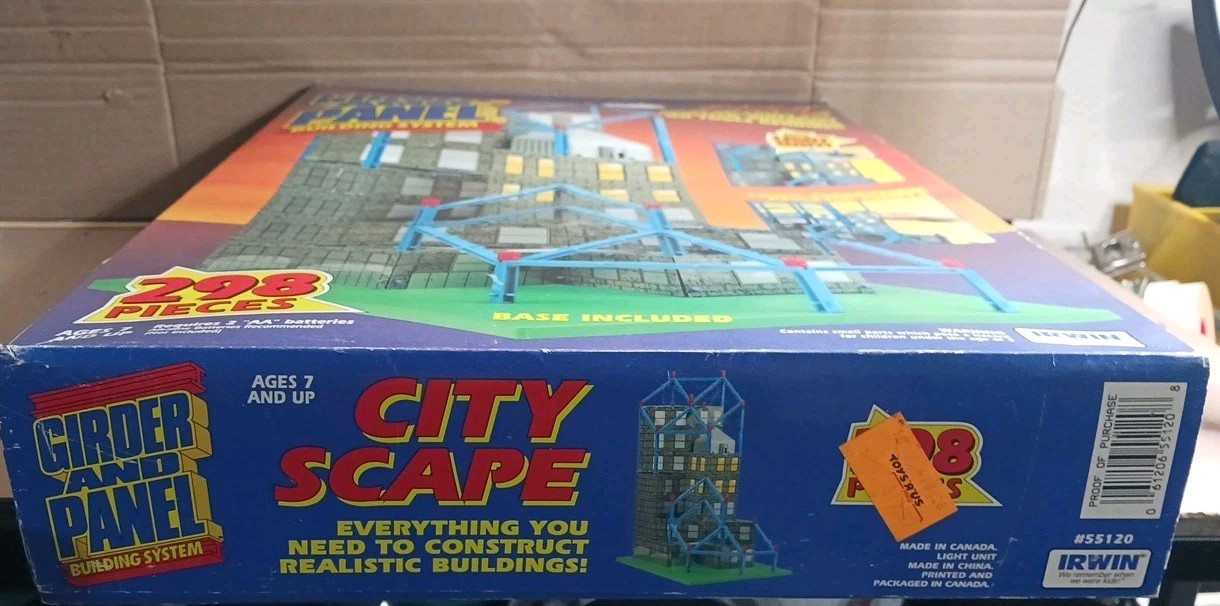 298 Irwin Girder & Panel Building System City Scape With Lights- Open Box 55120