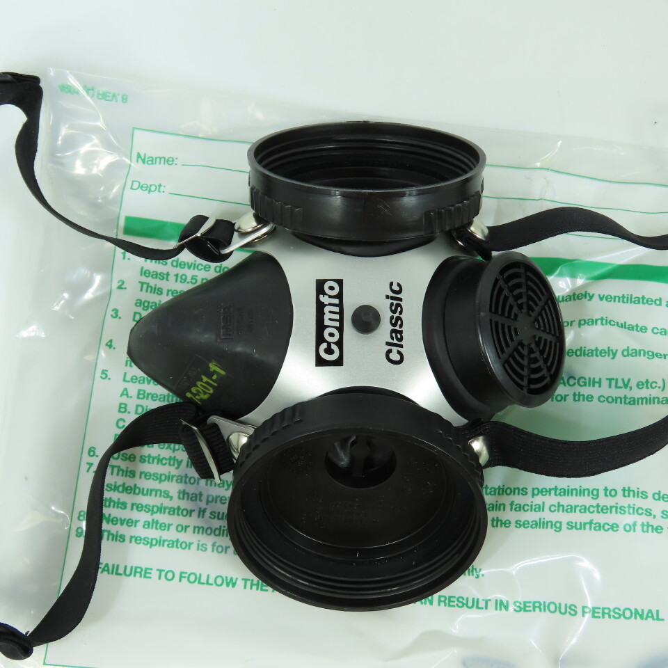 MSA 808074 Comfo Classic Respirator Facepiece Medium Black Softfeel