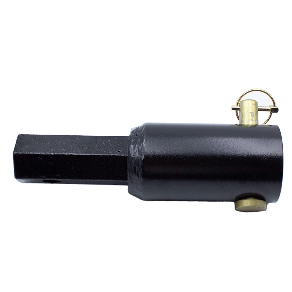 Auger Adapter Conversion 2-9/16 inch female Round to 2" Male Hex Heavy Duty