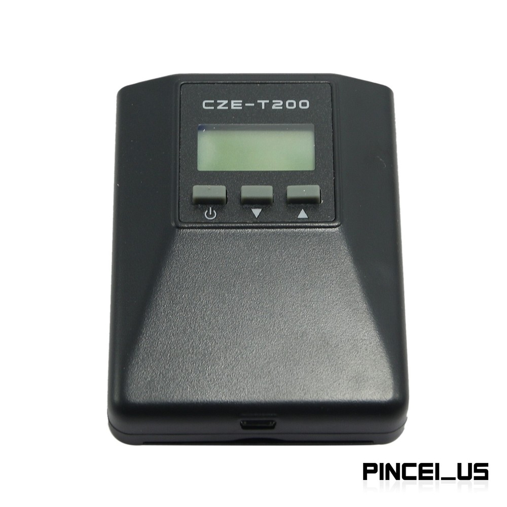 CZH-T200 Portable FM Transmitter Radio Broadcast Stereo Mono Power Adjustable