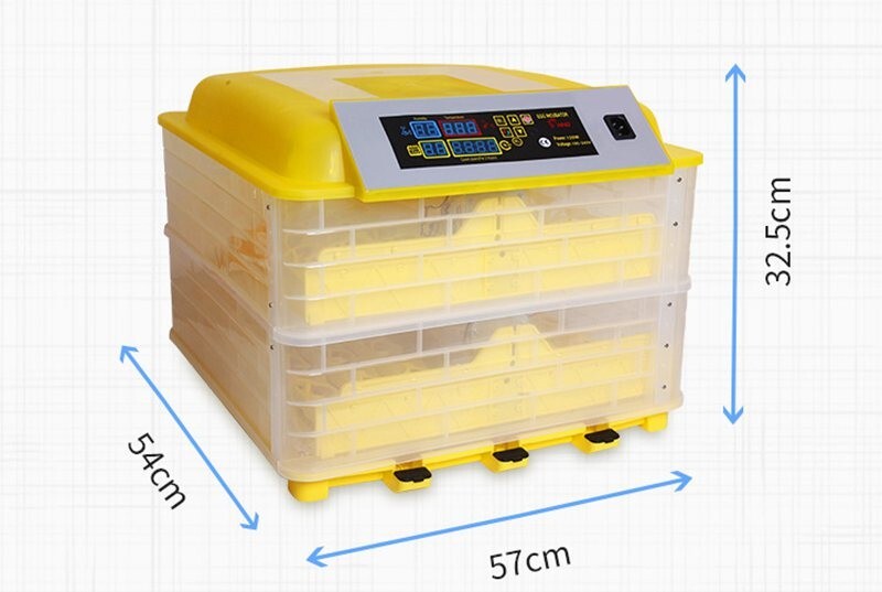 96Eggs Automatic Eggs Incubator Temperature Control Turning Hatcher Machine 110V