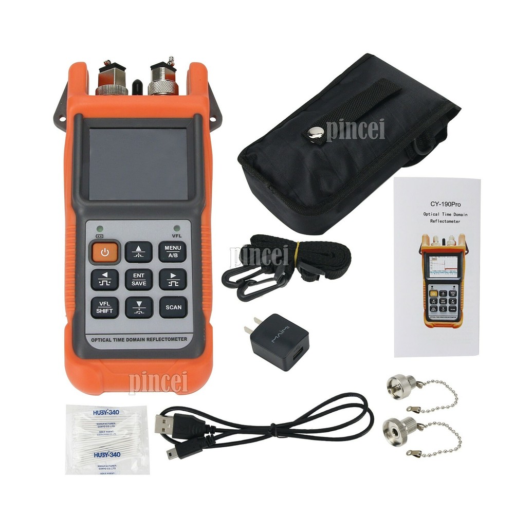 OTDR Optical Time Domain Reflectometer Optical Power Meter Red Light Source