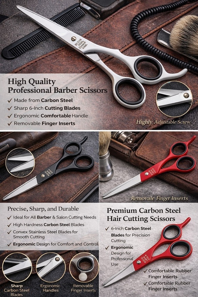 Premium Professional Barber Scissors ( 1 Pc )