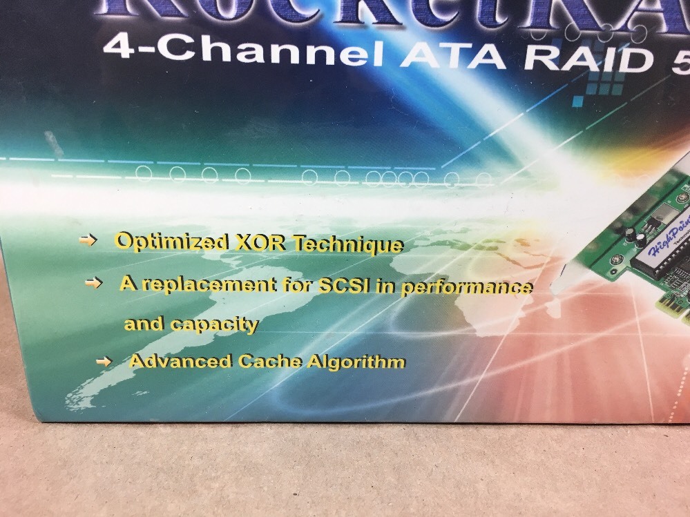 Highpoint RocketRaid 464 / 4-Channel ATA Raid 5 Host Adapter - NEW