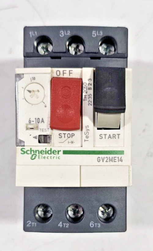 SCHNEIDER ELECTRIC GV2ME14 MANUAL MOTOR STARTER 6-10A