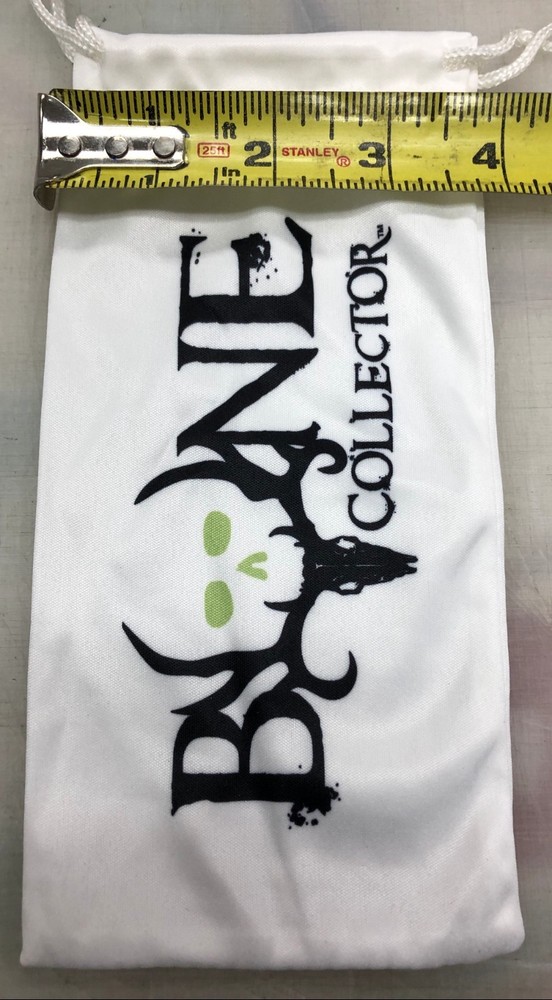 Six (6)Bone Collector Drawstring Pouches
